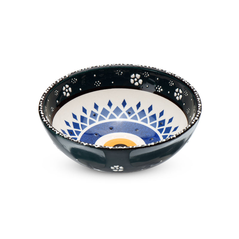 5" Ceramic Evil eye bowl