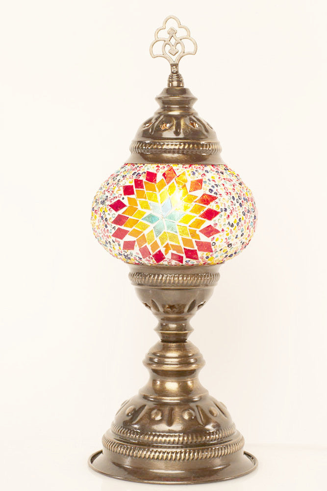 Mosaic standing lamp 14" - Roxelana Designer Jewelry & Fine Gifts