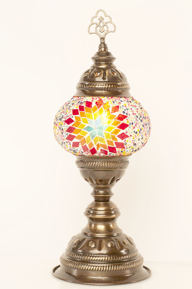 Mosaic Standing Lamp 14" - Roxelana Designer Jewelry & Fine Gifts