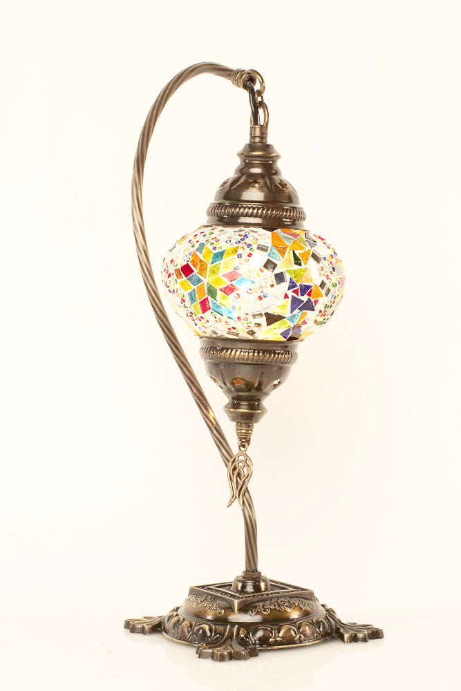 Goose Neck standing Lamp 16" - Roxelana Designer Jewelry & Fine Gifts